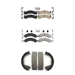 Transit Auto KNN-100433 Disc Brake Pad for 2008 Chevrolet Express 3500, GMC Savana 3500 - Front and Rear
