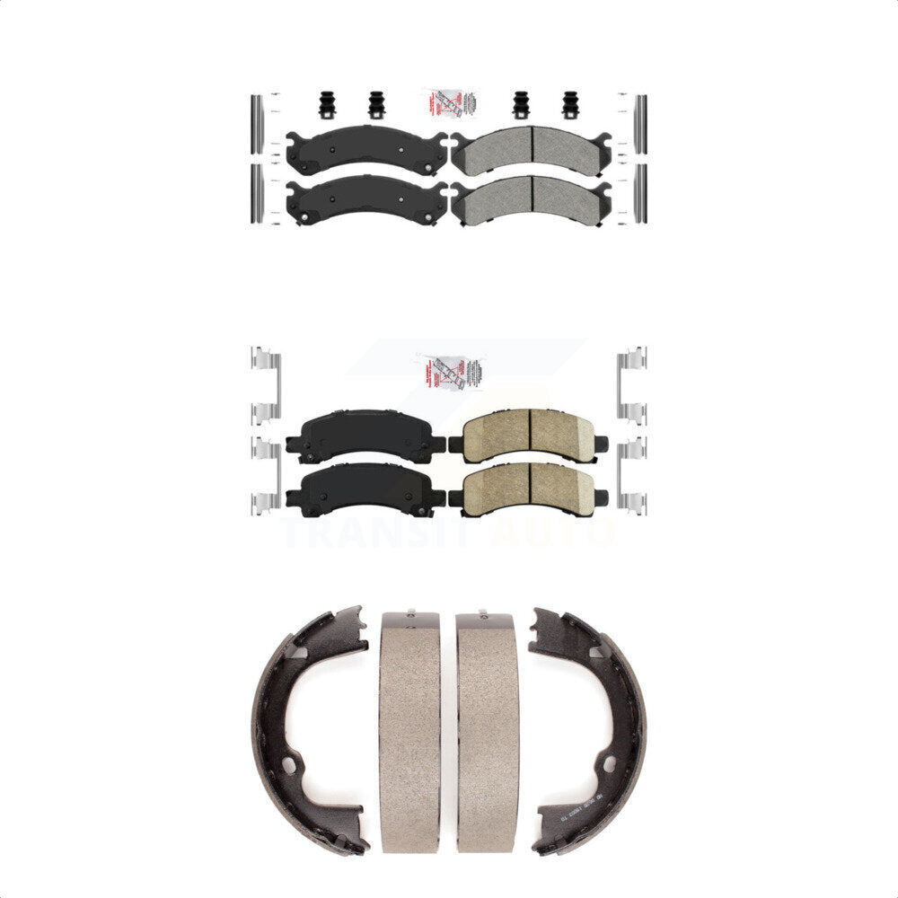 Transit Auto KNN-100434 Disc Brake Pad for 2008-2020 Chevrolet Express 2500, GMC Savana 2500 and More - Front and Rear