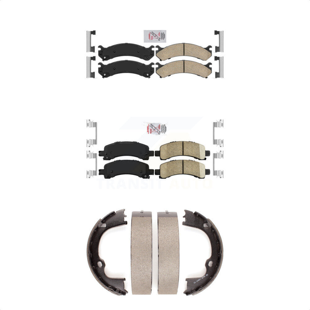 Transit Auto KNN-100435 Disc Brake Pad for 2008-2020 Chevrolet Express 2500, GMC Savana 2500 and More - Front and Rear
