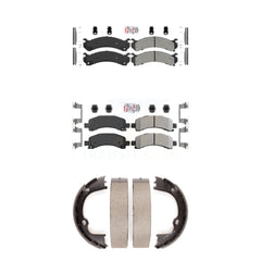 Transit Auto KNN-100436 Disc Brake Pad for 2008-2020 Chevrolet Express 2500, GMC Savana 2500 and More - Front and Rear