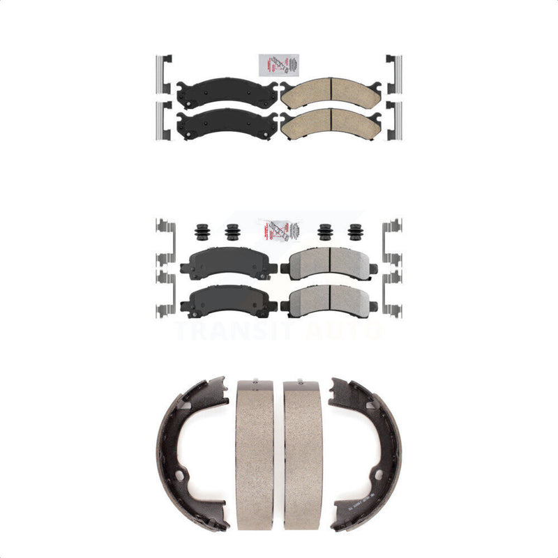 Transit Auto KNN-100437 Disc Brake Pad for 2008-2020 Chevrolet Express 2500, GMC Savana 2500 and More - Front and Rear
