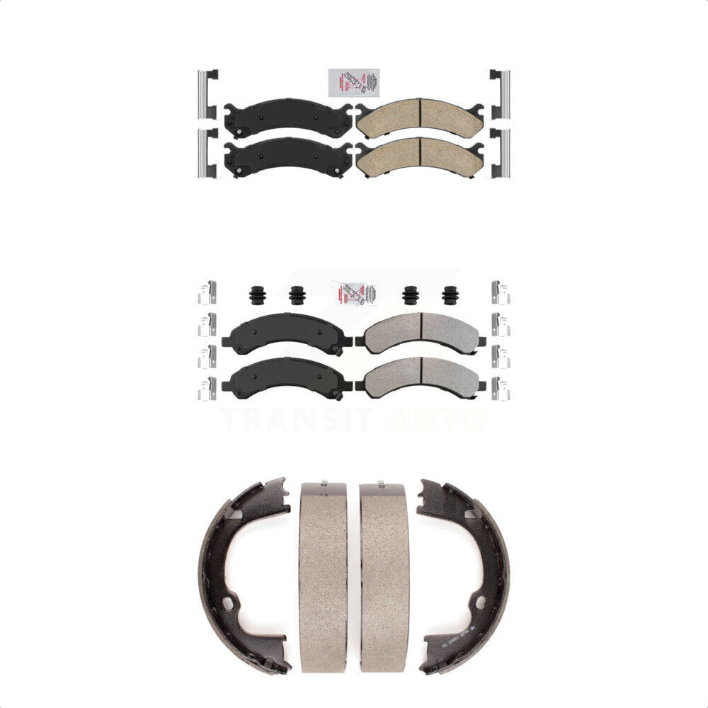Transit Auto KNN-100439 Disc Brake Pad for 2008 GMC Savana 3500 - Front and Rear