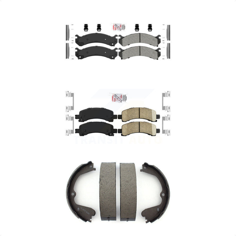 Transit Auto KNN-100440 Disc Brake Pad for 2008-2016 Chevrolet Express 4500, GMC Savana 3500 - Front and Rear