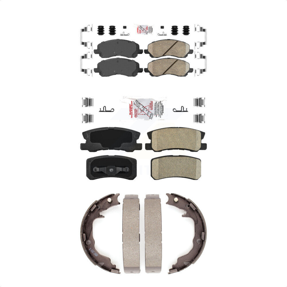 Transit Auto KNN-100444 Disc Brake Pad for 2007-2017 Jeep Compass, Jeep Patriot and More - Front and Rear