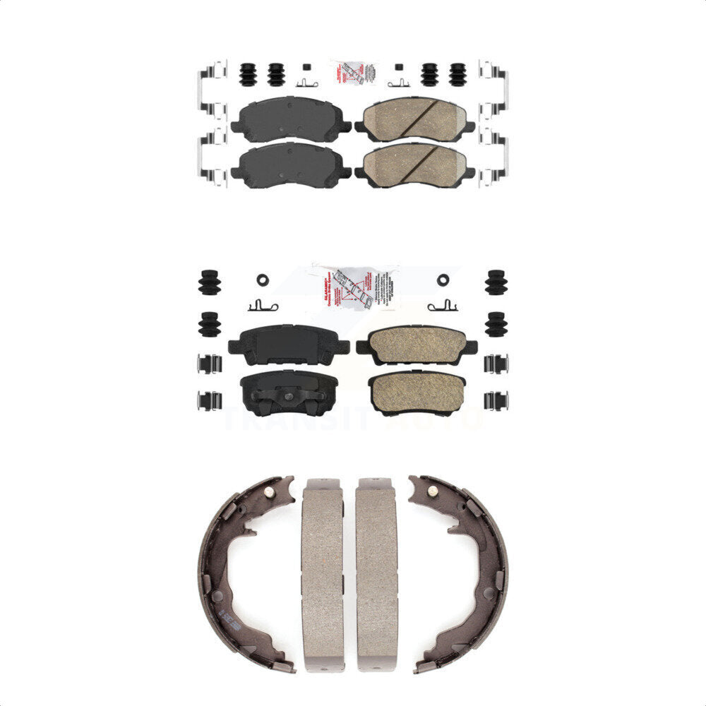 Transit Auto KNN-100448 Disc Brake Pad for 2007-2017 Jeep Compass, Jeep Patriot and More - Front and Rear