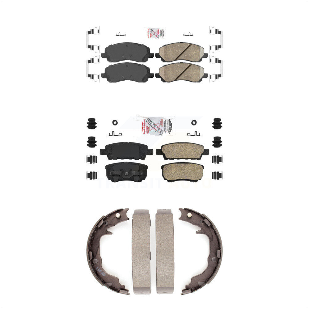 Transit Auto KNN-100449 Disc Brake Pad for 2007-2017 Jeep Compass, Jeep Patriot and More - Front and Rear