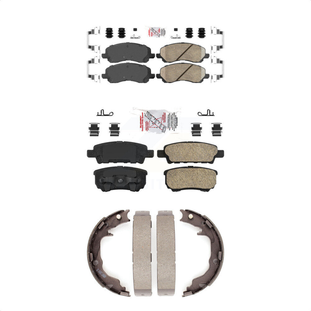 Transit Auto KNN-100450 Disc Brake Pad for 2007-2017 Jeep Compass, Jeep Patriot and More - Front and Rear