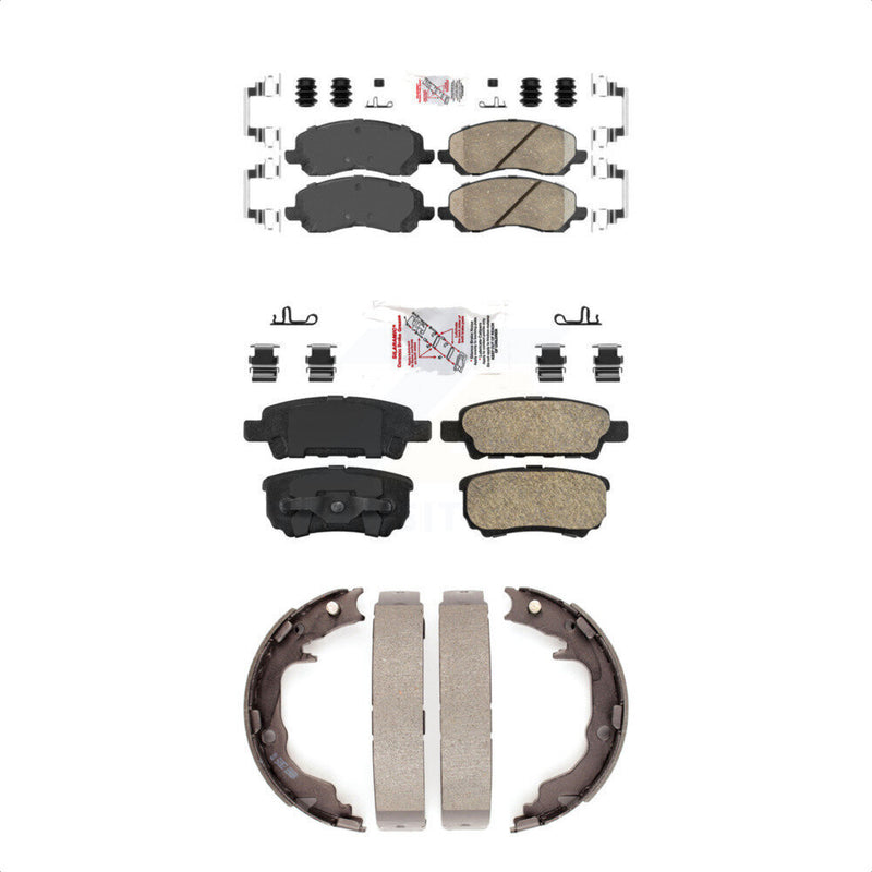 Transit Auto KNN-100450 Disc Brake Pad for 2007-2017 Jeep Compass, Jeep Patriot and More - Front and Rear