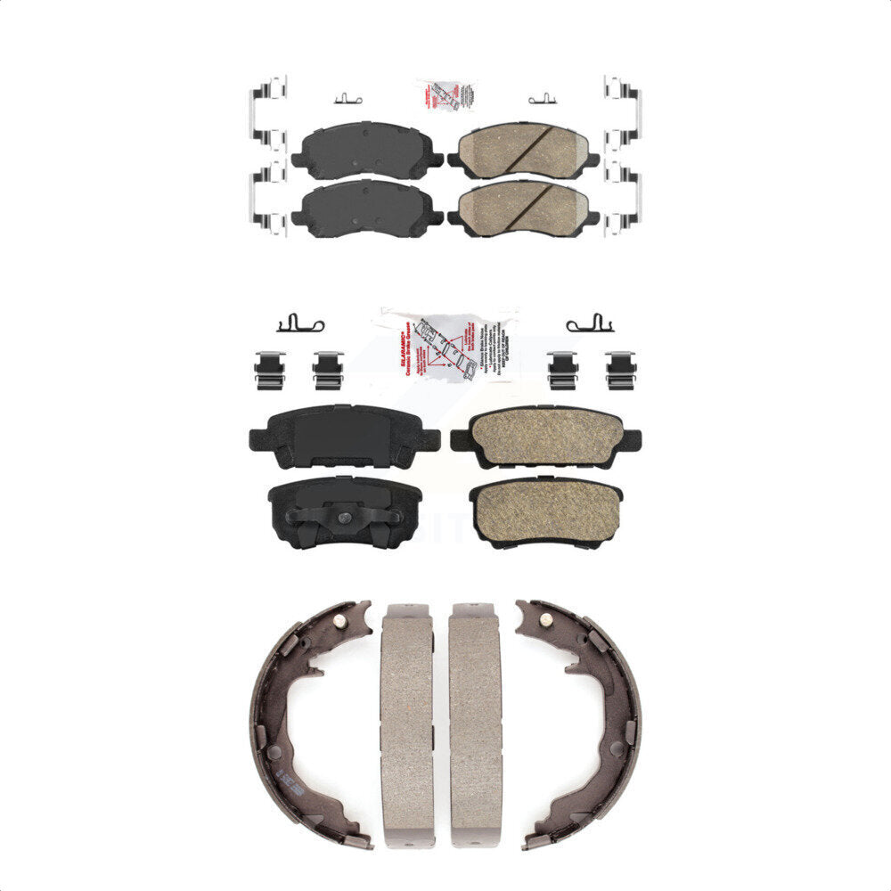 Transit Auto KNN-100451 Disc Brake Pad for 2007-2017 Jeep Compass, Jeep Patriot and More - Front and Rear