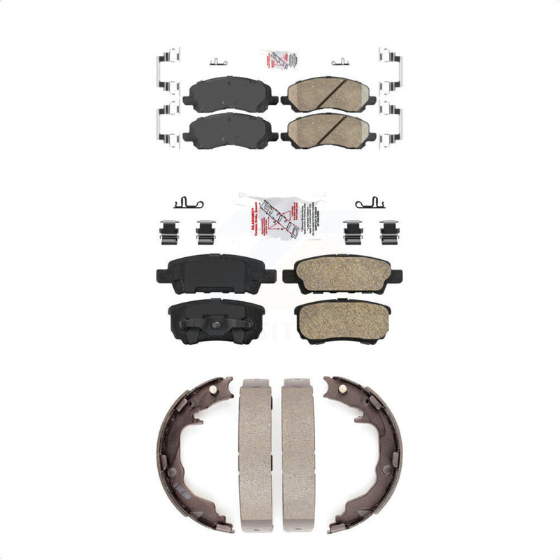 Transit Auto KNN-100451 Disc Brake Pad for 2007-2017 Jeep Compass, Jeep Patriot and More - Front and Rear