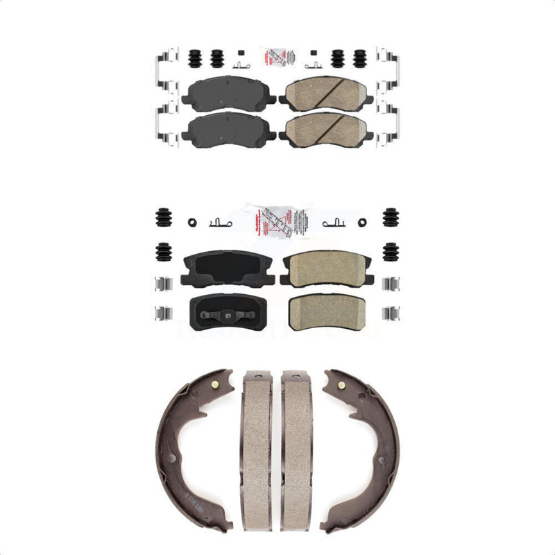 Transit Auto KNN-100454 Disc Brake Pad for 2008-2012 Mitsubishi Outlander - Front and Rear