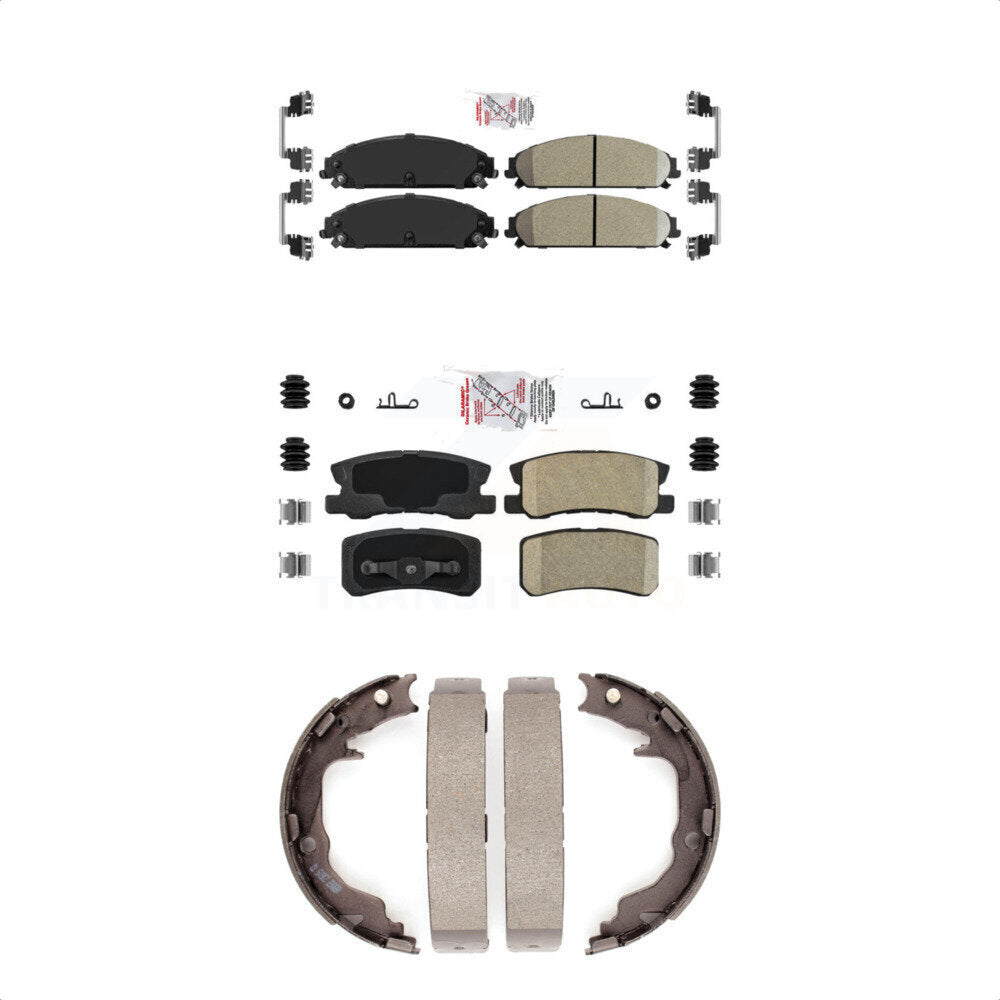 Transit Auto KNN-100460 Disc Brake Pad for 2008-2009 Dodge Caliber - Front and Rear
