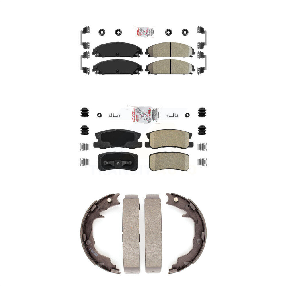 Transit Auto KNN-100461 Disc Brake Pad for 2008-2009 Dodge Caliber - Front and Rear