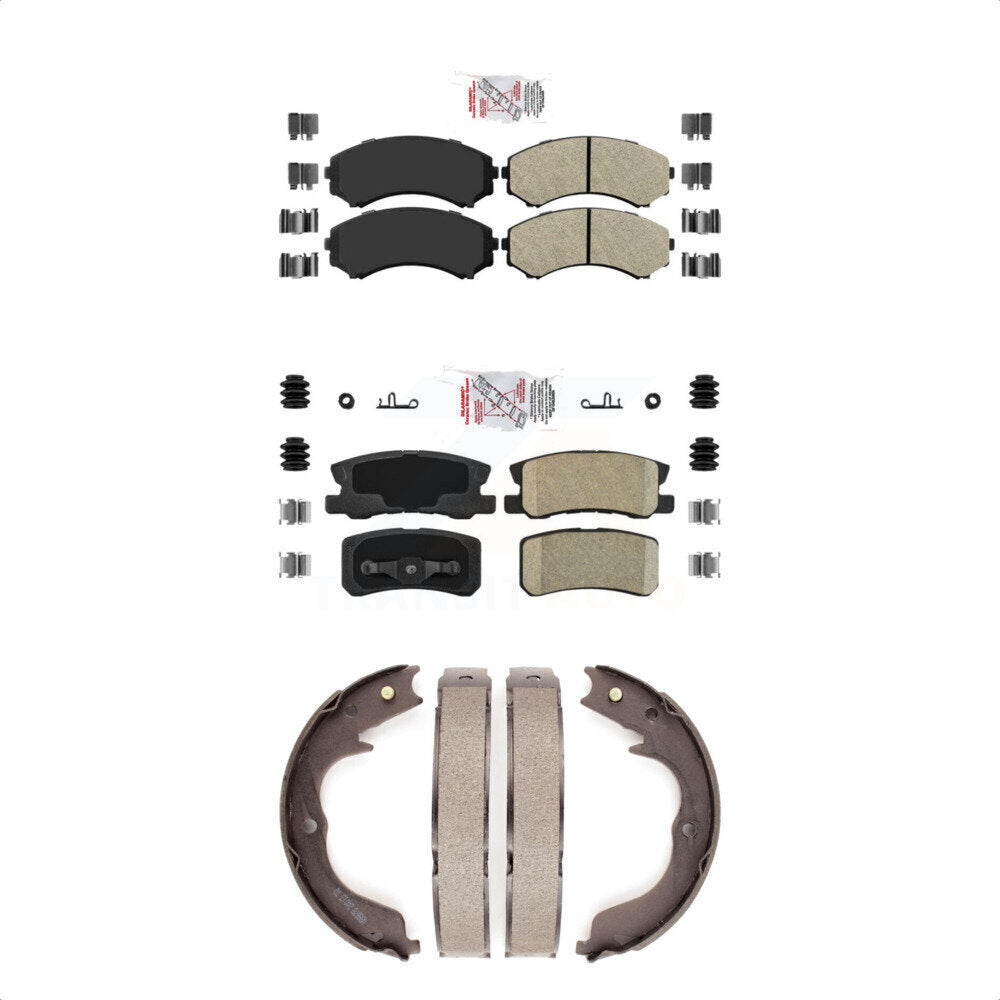 Transit Auto KNN-100463 Disc Brake Pad for 2004-2011 Mitsubishi Endeavor - Front and Rear