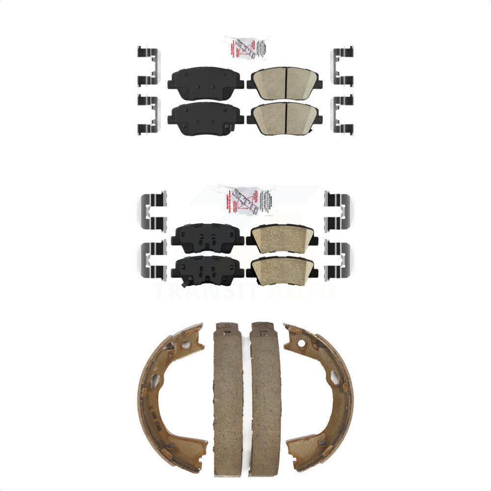 Transit Auto KNN-100468 Disc Brake Pad for 2013-2016 Kia Optima - Front and Rear