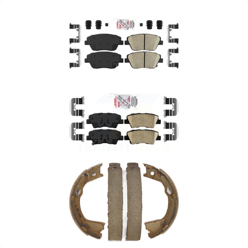 Transit Auto KNN-100469 Disc Brake Pad for 2013-2016 Kia Optima - Front and Rear