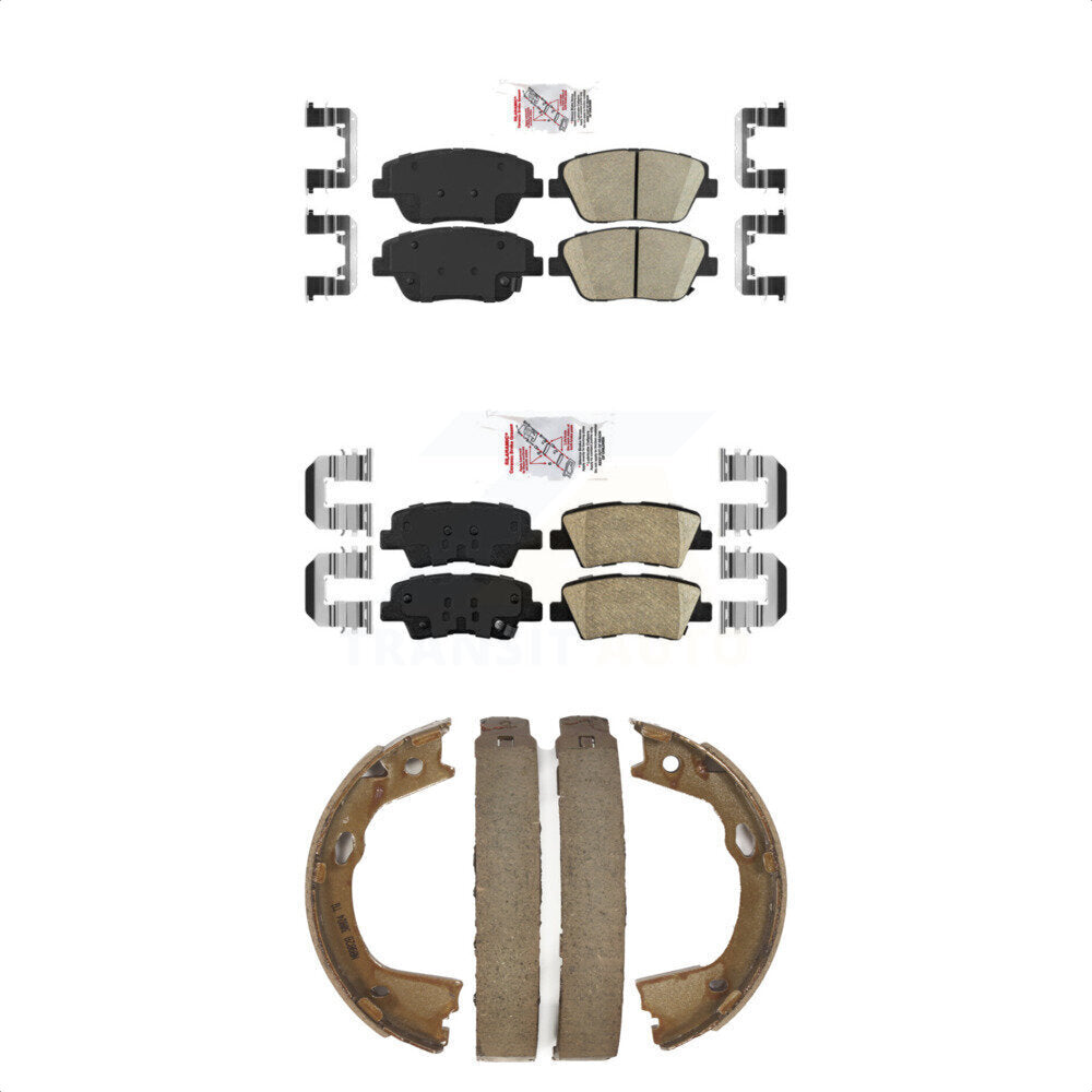 Transit Auto KNN-100470 Disc Brake Pad for 2016 Kia Optima - Front and Rear
