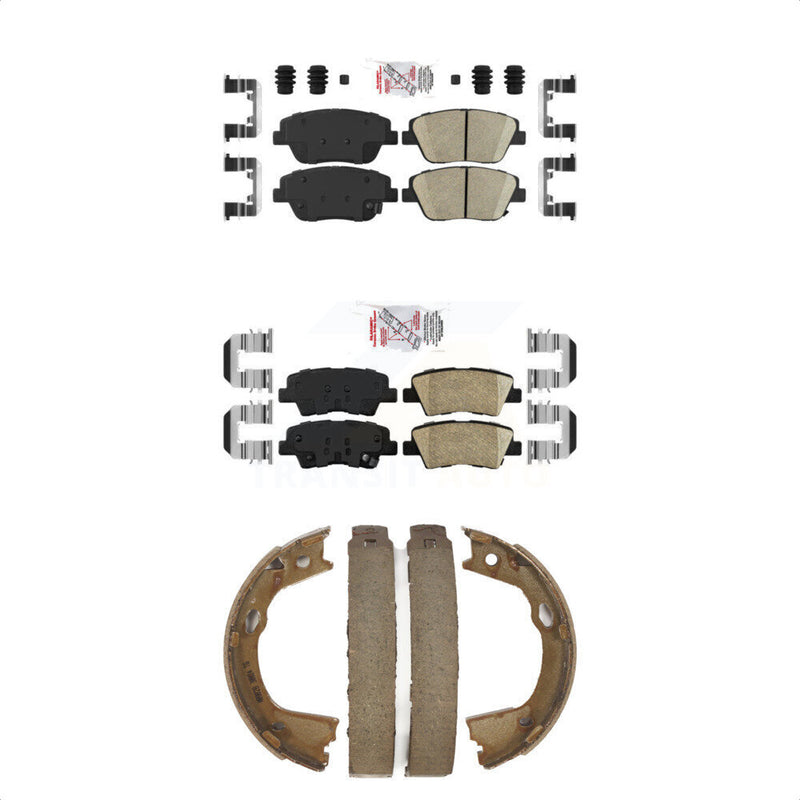 Transit Auto KNN-100471 Disc Brake Pad for 2016 Kia Optima - Front and Rear