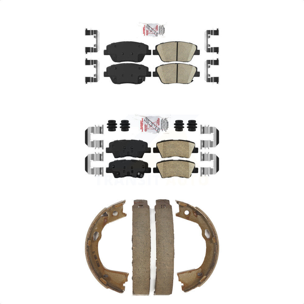 Transit Auto KNN-100472 Disc Brake Pad for 2016 Kia Optima - Front and Rear