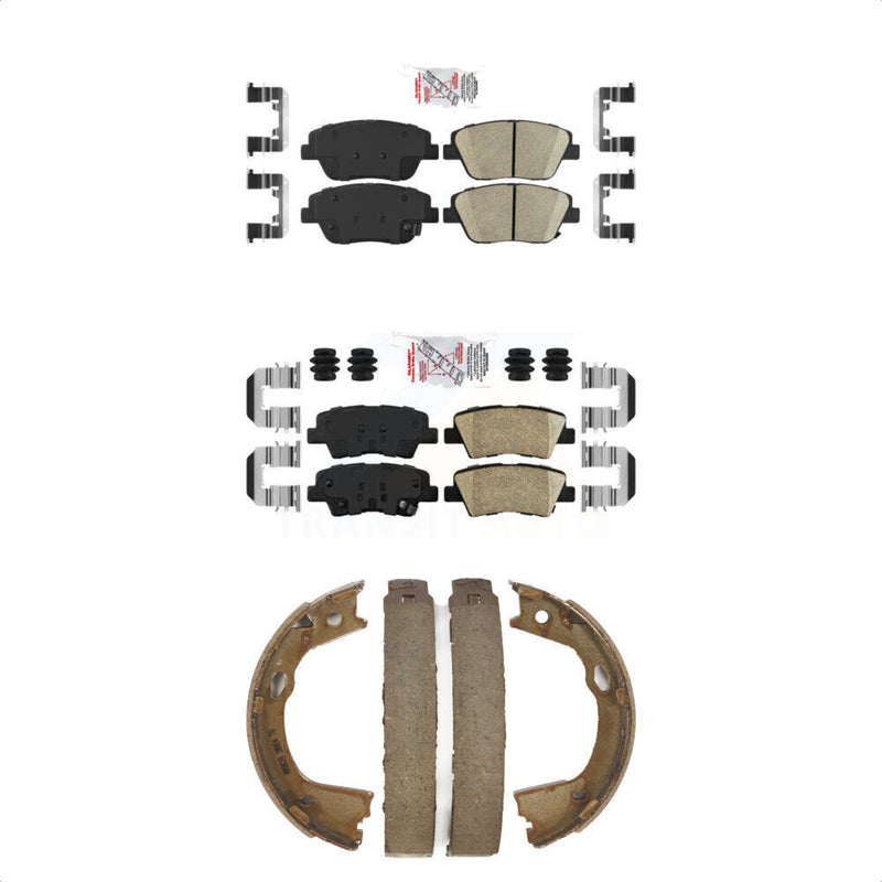 Transit Auto KNN-100472 Disc Brake Pad for 2016 Kia Optima - Front and Rear