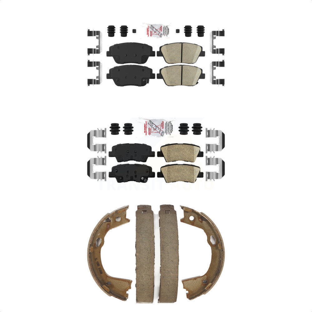 Transit Auto KNN-100473 Disc Brake Pad for 2016 Kia Optima - Front and Rear