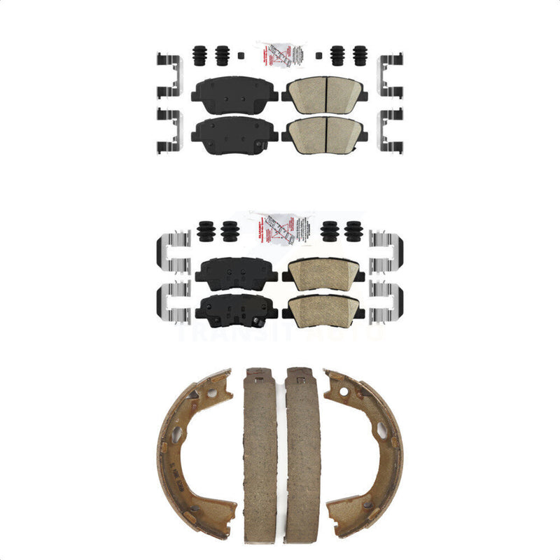 Transit Auto KNN-100473 Disc Brake Pad for 2016 Kia Optima - Front and Rear