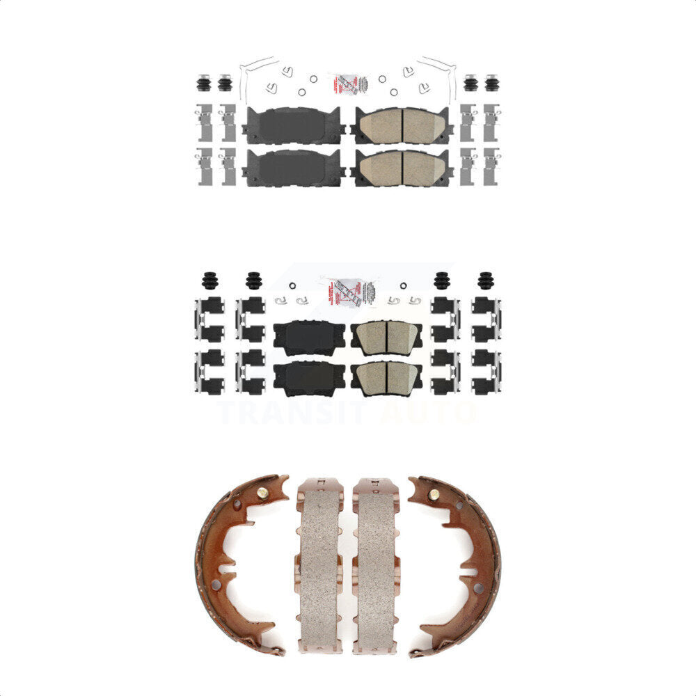 Transit Auto KNN-100476 Disc Brake Pad for 2007-2012 Toyota Avalon, Lexus ES350, Toyota Camry - Front and Rear