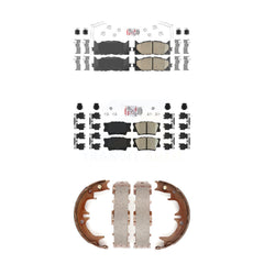 Transit Auto KNN-100476 Disc Brake Pad for 2007-2012 Toyota Avalon, Lexus ES350, Toyota Camry - Front and Rear