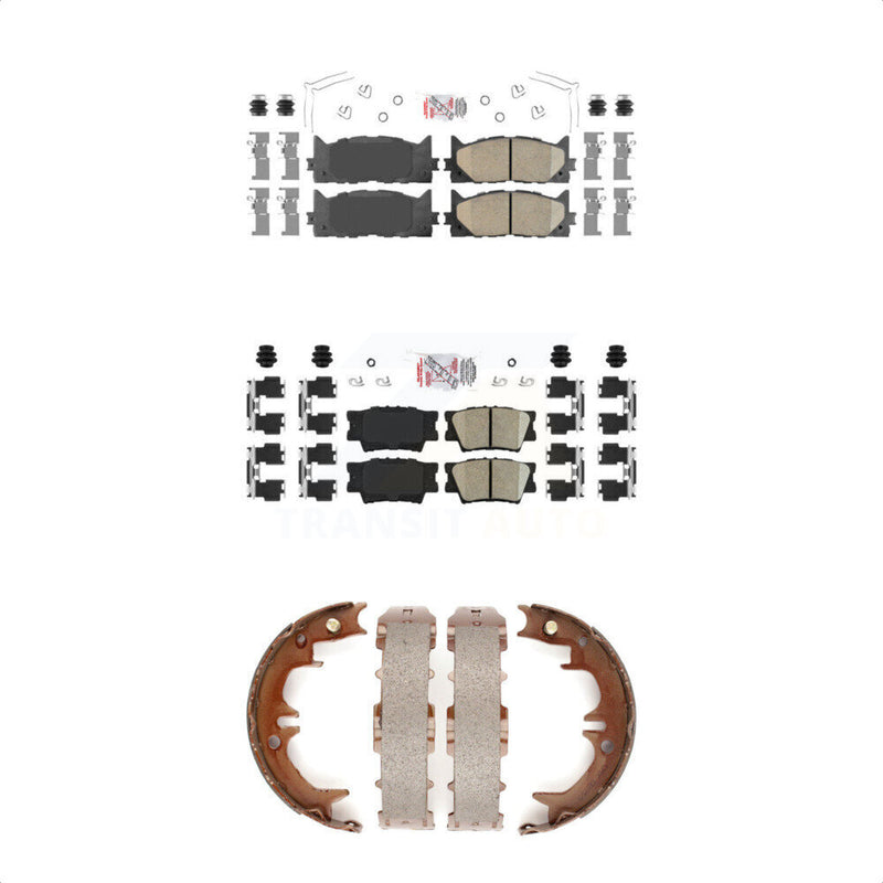 Transit Auto KNN-100476 Disc Brake Pad for 2007-2012 Toyota Avalon, Lexus ES350, Toyota Camry - Front and Rear