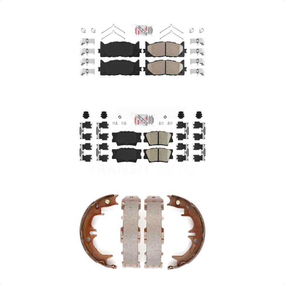 Transit Auto KNN-100477 Disc Brake Pad for 2007-2012 Toyota Avalon, Lexus ES350, Toyota Camry - Front and Rear