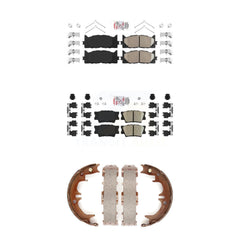 Transit Auto KNN-100477 Disc Brake Pad for 2007-2012 Toyota Avalon, Lexus ES350, Toyota Camry - Front and Rear