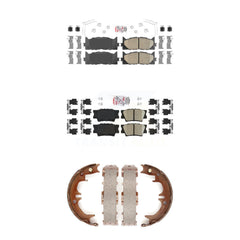 Transit Auto KNN-100478 Disc Brake Pad for 2007-2012 Toyota Avalon, Lexus ES350, Toyota Camry - Front and Rear