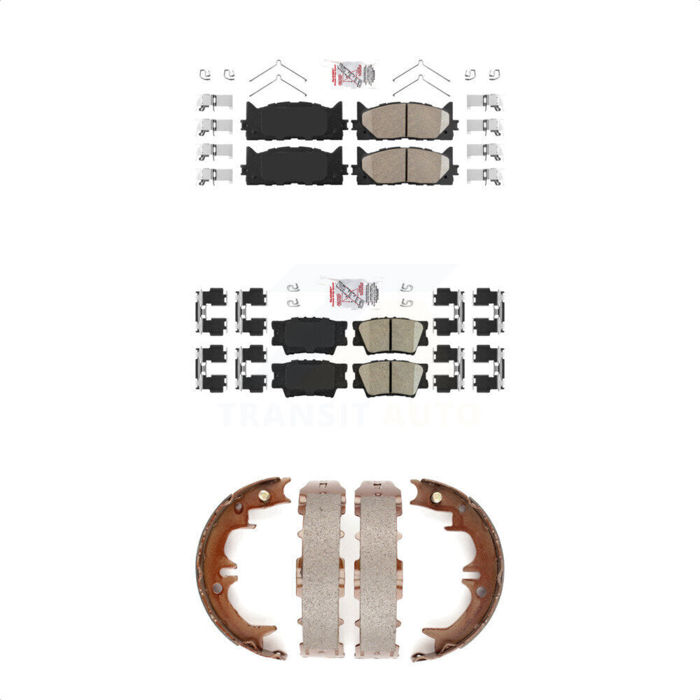 Transit Auto KNN-100479 Disc Brake Pad for 2007-2012 Toyota Avalon, Lexus ES350, Toyota Camry - Front and Rear