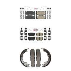 Transit Auto KNN-100480 Disc Brake Pad for 2012-2018 Lexus ES350, Lexus ES300h and More - Front and Rear