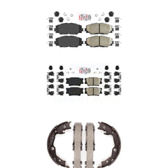 Transit Auto KNN-100484 Disc Brake Pad for 2006-2018 Toyota RAV4, Lexus HS250h - Front and Rear