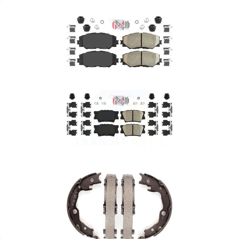 Transit Auto KNN-100484 Disc Brake Pad for 2006-2018 Toyota RAV4, Lexus HS250h - Front and Rear