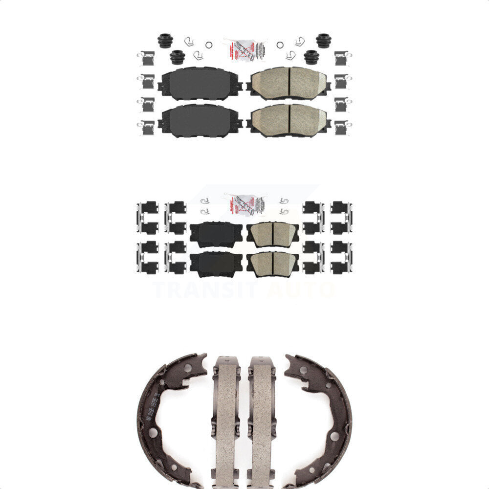 Transit Auto KNN-100486 Disc Brake Pad for 2006-2018 Toyota RAV4, Lexus HS250h - Front and Rear