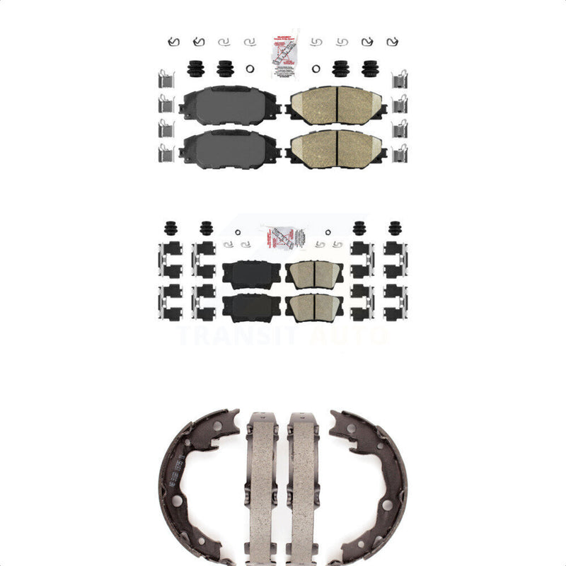 Transit Auto KNN-100488 Disc Brake Pad for 2006-2018 Toyota RAV4, Toyota Matrix, Pontiac Vibe - Front and Rear