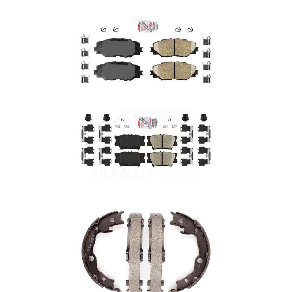Transit Auto KNN-100489 Disc Brake Pad for 2006-2018 Toyota RAV4, Toyota Matrix, Pontiac Vibe - Front and Rear