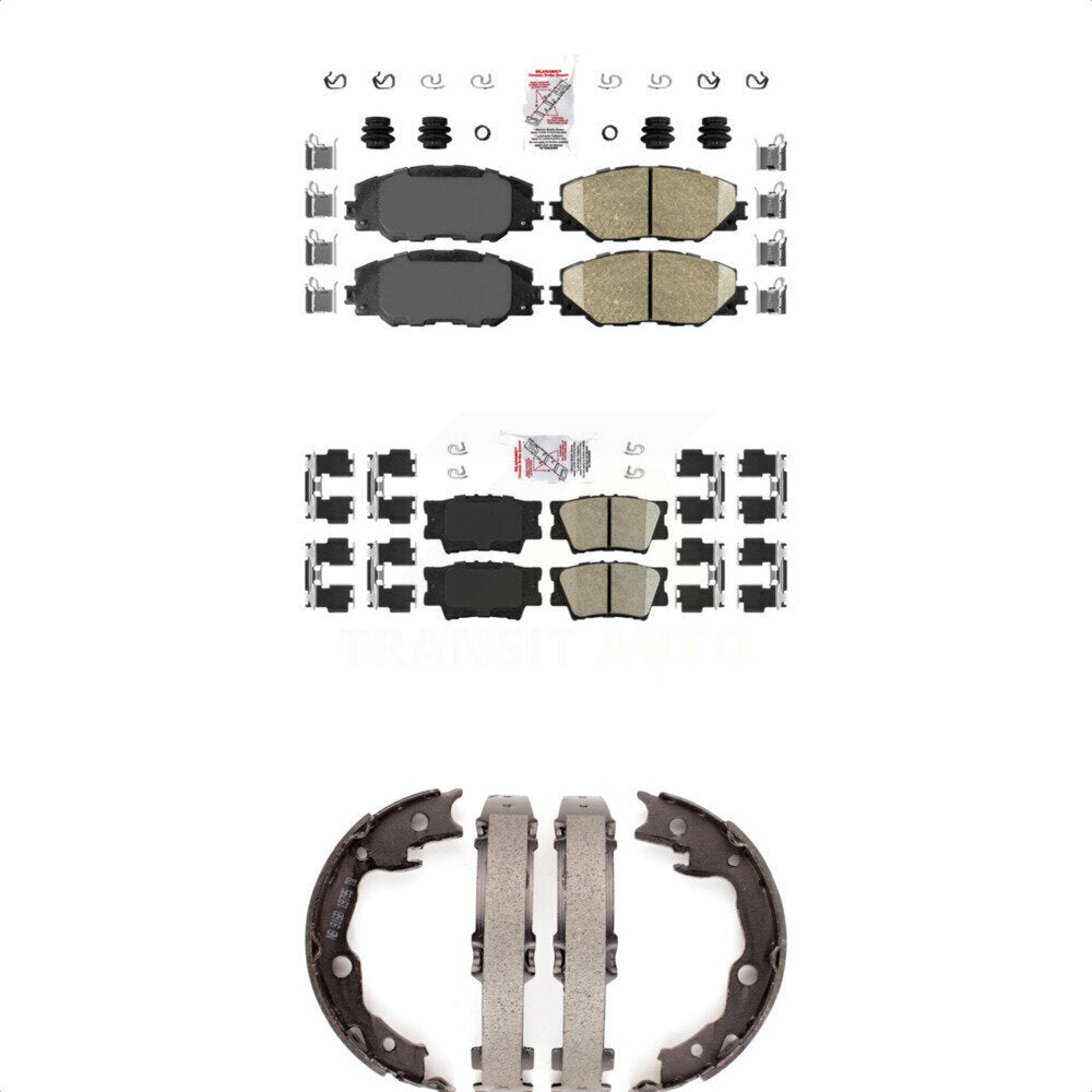 Transit Auto KNN-100490 Disc Brake Pad for 2006-2018 Toyota RAV4, Toyota Matrix, Pontiac Vibe - Front and Rear