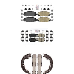 Transit Auto KNN-100490 Disc Brake Pad for 2006-2018 Toyota RAV4, Toyota Matrix, Pontiac Vibe - Front and Rear