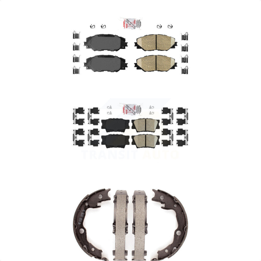Transit Auto KNN-100491 Disc Brake Pad for 2006-2018 Toyota RAV4, Toyota Matrix, Pontiac Vibe - Front and Rear