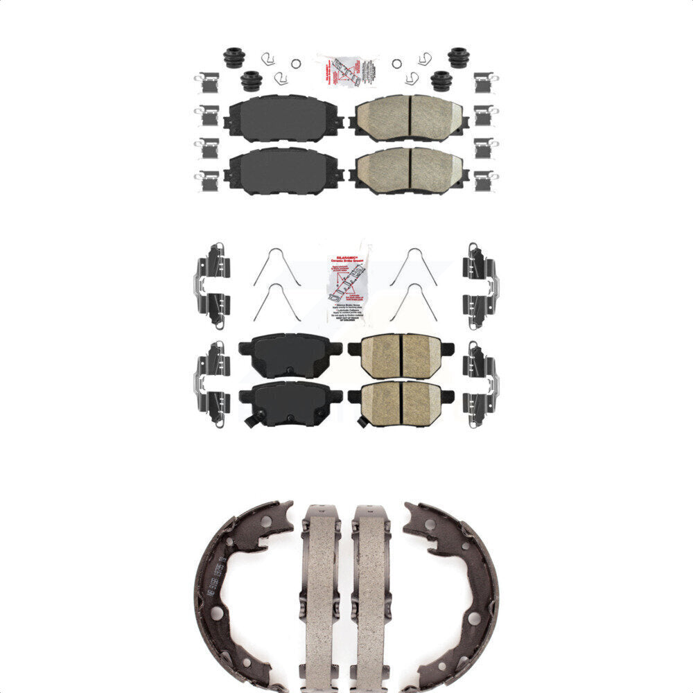 Transit Auto KNN-100492 Disc Brake Pad for 2009-2012 Pontiac Vibe, Toyota Matrix - Front and Rear