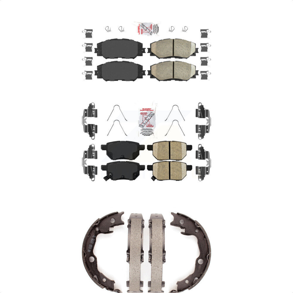 Transit Auto KNN-100493 Disc Brake Pad for 2009-2012 Pontiac Vibe, Toyota Matrix - Front and Rear