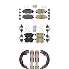 Transit Auto KNN-100495 Disc Brake Pad for 2009-2013 Toyota Matrix, Pontiac Vibe - Front and Rear