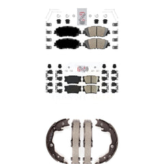 Transit Auto KNN-100500 Disc Brake Pad for 2018-2023 Toyota Camry - Front and Rear