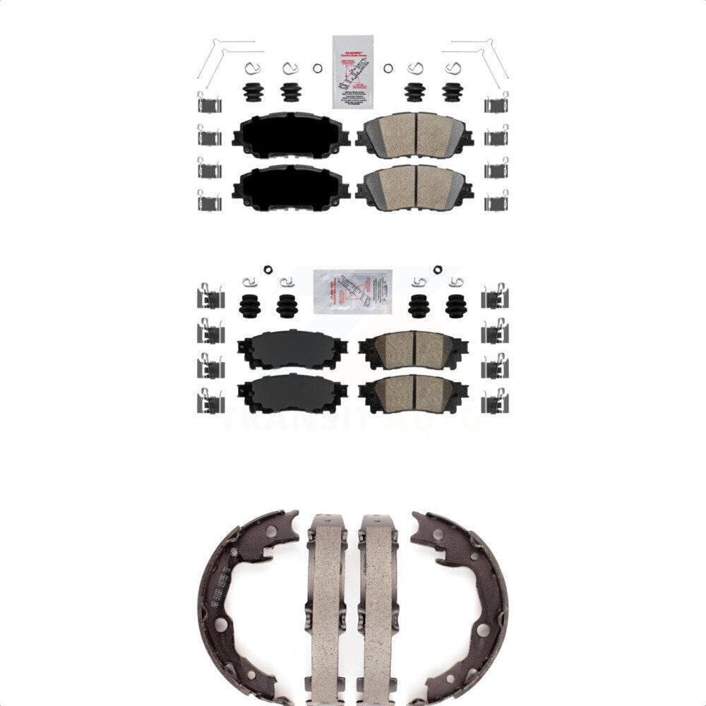 Transit Auto KNN-100502 Disc Brake Pad for 2018-2021 Toyota Camry, Toyota RAV4 - Front and Rear