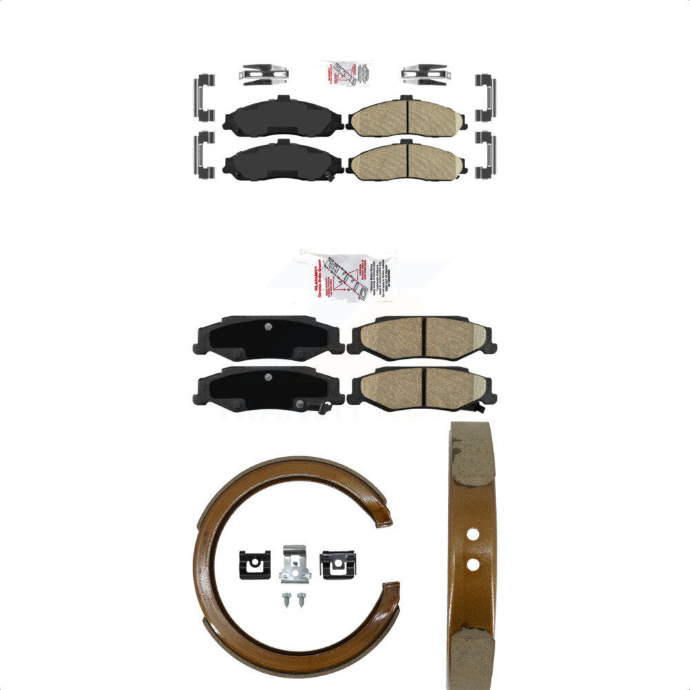 Transit Auto KNN-100513 Disc Brake Pad for 1997-2013 Chevrolet Corvette, Cadillac XLR - Front and Rear