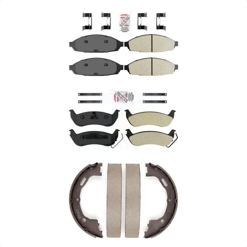 Transit Auto KNN-100520 Disc Brake Pad for 2003-2011 Ford Crown Victoria, Mercury Grand Marquis, Lincoln Town Car - Front and Rear