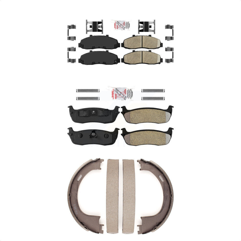 Transit Auto KNN-100521 Disc Brake Pad for 1997-2004 Ford F-150 Heritage, Lincoln Blackwood, Ford F-150 - Front and Rear